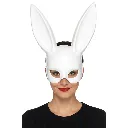 PVC BUNNY GIRL WHITE MASK