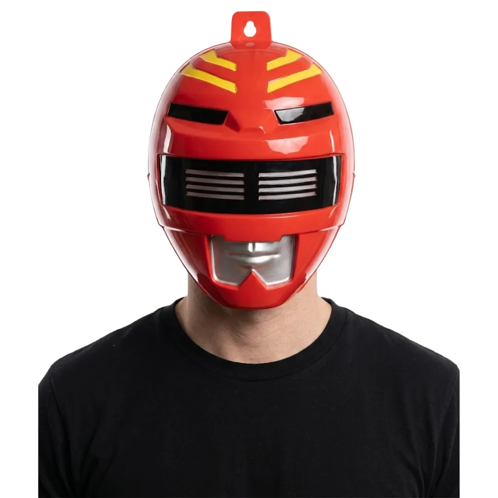 RED POWER RANGER PVC MASK INFANT