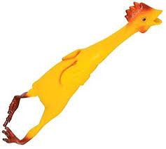 [JK-RUBCH] RUBBER CHICKEN 21"