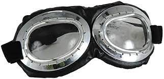 [427986] SILVER AVIATOR GOGGLES