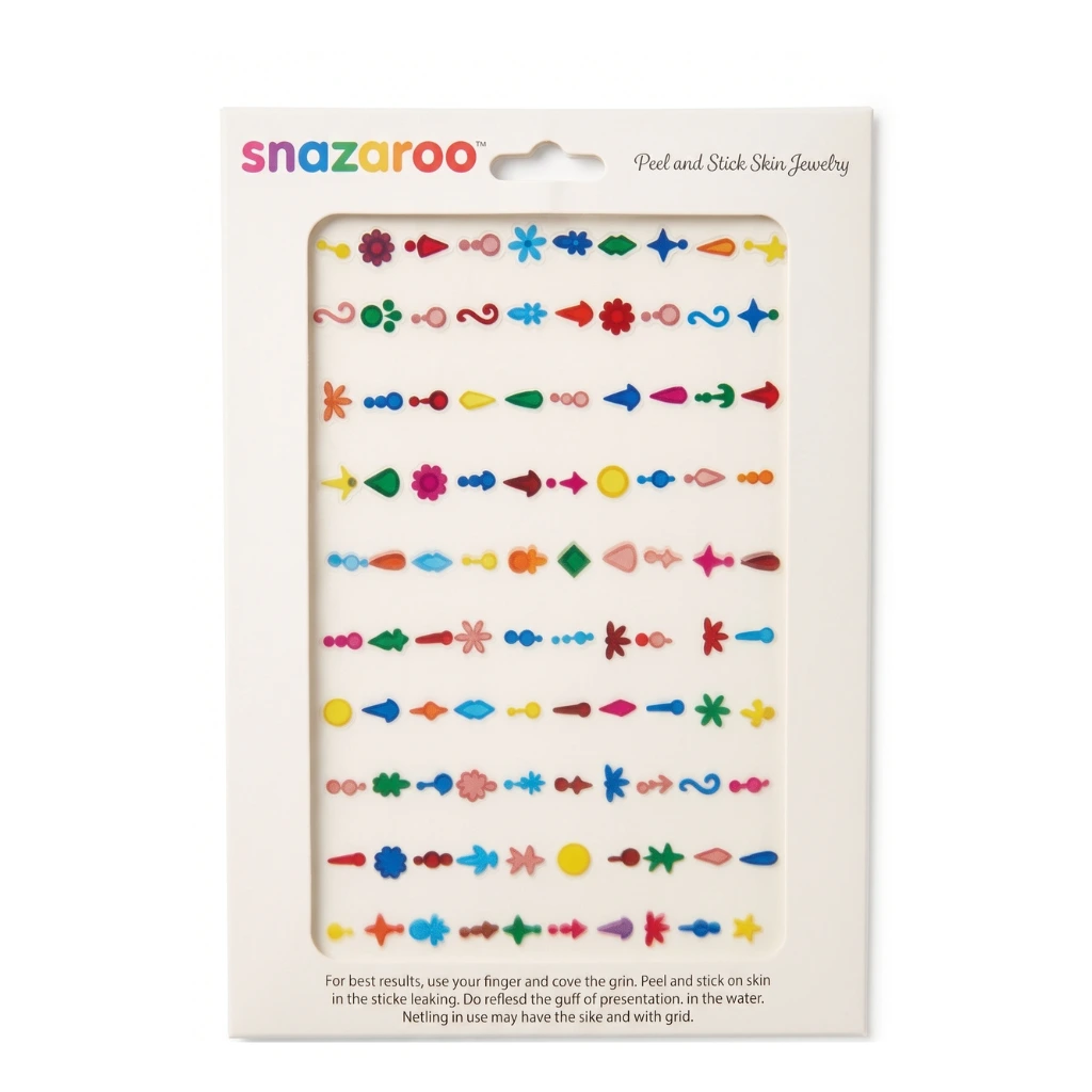 [19601-SNAZAROO] SNAZAROO PEEL & STICK JEWELRY