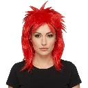ROCK WIG RED