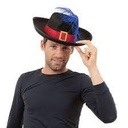 SOMBRERO MOSQUETERO C/PLUMA