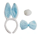 YW DIADEMA DE CONEJO AZUL