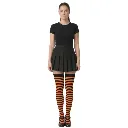YW MEDIAS RAYAS NARANJA/NEGRO