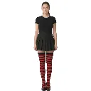 YW MEDIAS RAYAS ROJO/NEGRO