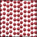 33"7mm RED BEADS C/3