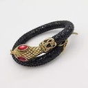 BLACK SNAKE BRACELET