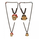 COLLAR NEGRO CON CALAVERA