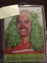 CRAZY CLOWN WIG GREEN
