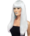 EXC RETRO BANGS WIG WHITE
