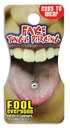 FAKE TONGUE RING