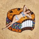 GIANT COOKIE SANDWICH BEACH BLANKET