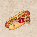 GIGANTIC HOT DOG BEACH BLANKET