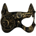 GOLD STEAMPUNK CAT EYE MASK