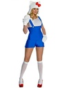 HELLO KITTY BLUE ROMPER ADLT