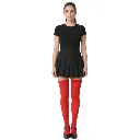 MEDIAS LISAS ROJAS