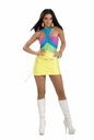 NEON GROOVE DRESS ADLT
