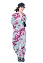 PINK CAMO JUMPSUIT ADULT