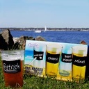 PINT GLASS SET WITH CHALK BOARD