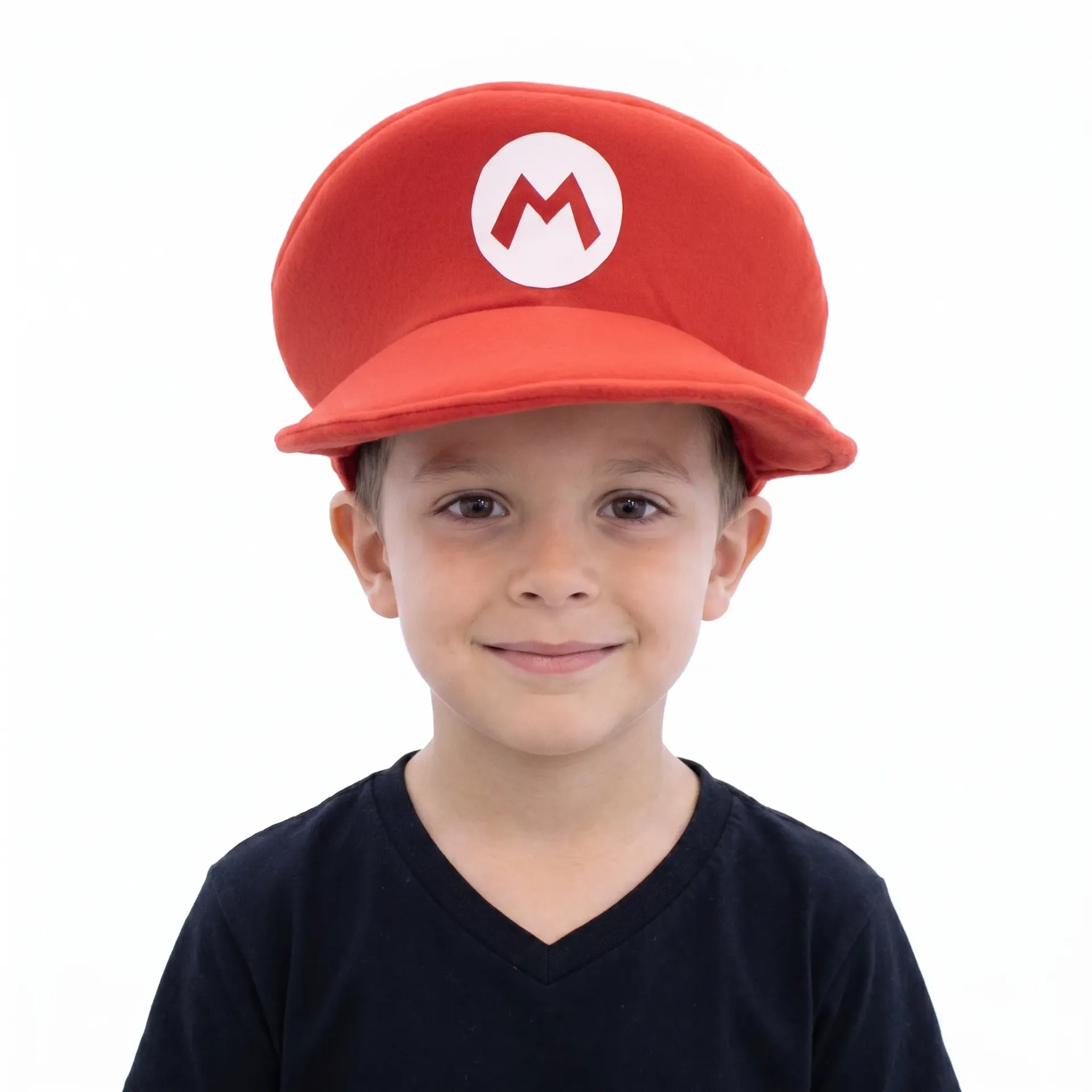 GORRA PLOMERO ROJO INFANTIL